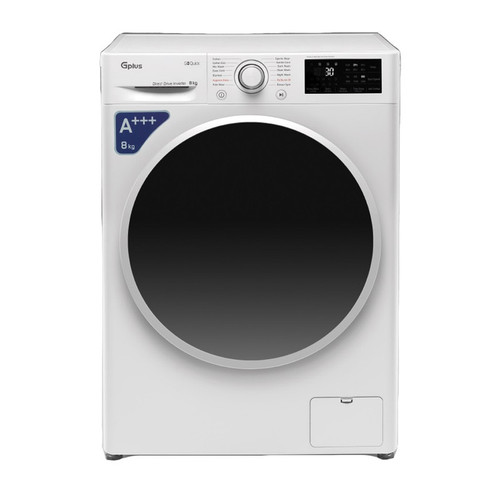 ماشین لباسشویی جی پلاس مدل GWM-P87W ظرفیت ۸ کیلوگرم